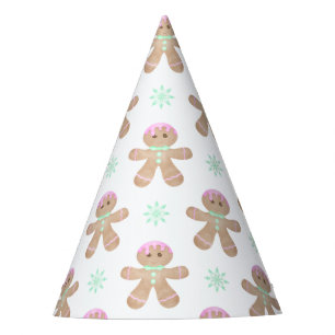 Chapeaux De Fètes Cute Kids Christmas Gingerbread Motif