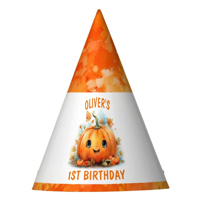 Chapeaux De Fètes Cute Little Pumpkin Birthday Party (Devant)