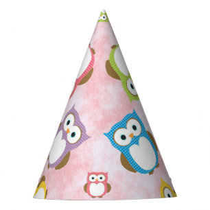 Chapeaux De Fètes Cute Owls, Owl Pattern, Colorful Owls, Baby Owls