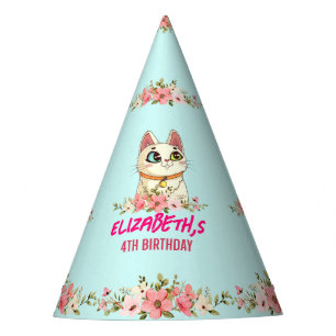Chapeaux De Fètes Cute Purrfect Chat Kitten Anniversaire Célébration