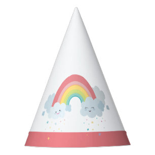 Chapeaux De Fètes CUTE RAINBOW CLOUDS kawaii couleurs pastel fête