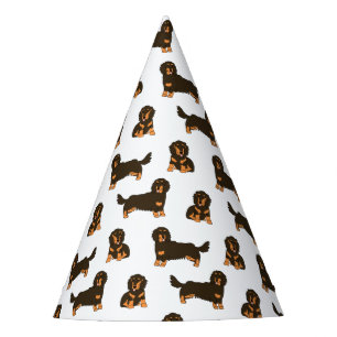 Chapeaux De Fètes Dachshund aux cheveux longs