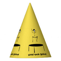 De casquette étrange de partie de trempoline de