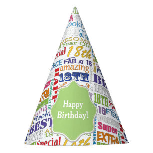 Chapeaux De Fètes De fête d'anniversaire cadeaux uniques et 18èmes