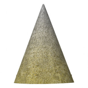 Chapeaux De Fètes Dégradé de Parties scintillant argent et or tombé