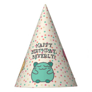 Chapeaux De Fètes Des hamsters de style Kawaii Cute Personnalisés