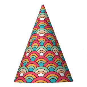 Chapeaux De Fètes Design Motif traditionnel sans couture élégant