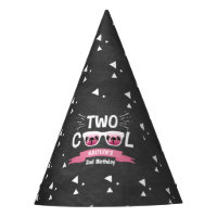Deux filles Cool Chalkboard 2e anniversaire