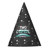 Deux garçons Cool Chalkboard 2e anniversaire