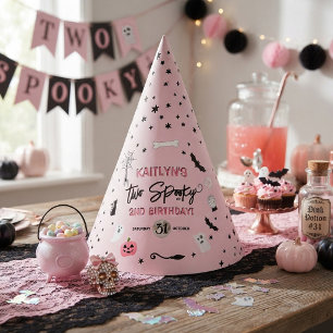 Chapeaux De Fètes Deux Spooky! Fête d'anniversaire d'Halloween pour