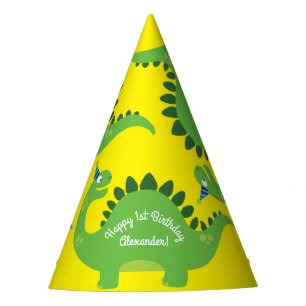 Chapeaux De Fètes Dinosaur Cute 1er anniversaire Casquettes de fête