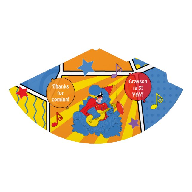 Chapeaux De Fètes Dinosaur fête d'anniversaire (Devant)