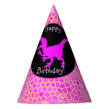 Dinosaure Rose Cachez Un Joyeux Anniversaire !