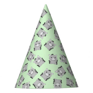 Chapeaux De Fètes Donkey Birthday Party Green