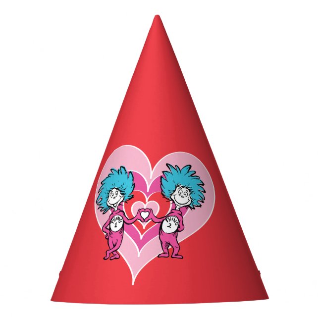 Chapeaux De Fètes Dr Seuss Valentine| Chose 1 Chose 2 (Devant)