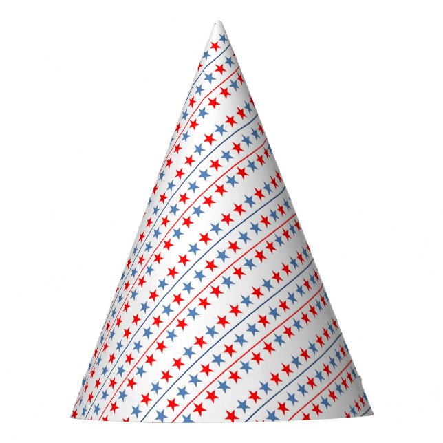 Chapeaux De Fètes drapeau américain-étoiles-arrière - plan (Devant)