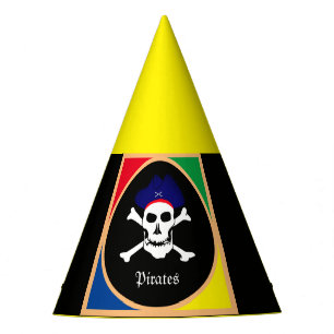 Chapeaux De Fètes Drapeau Captain & Pirates - Île aux trésors/enfa