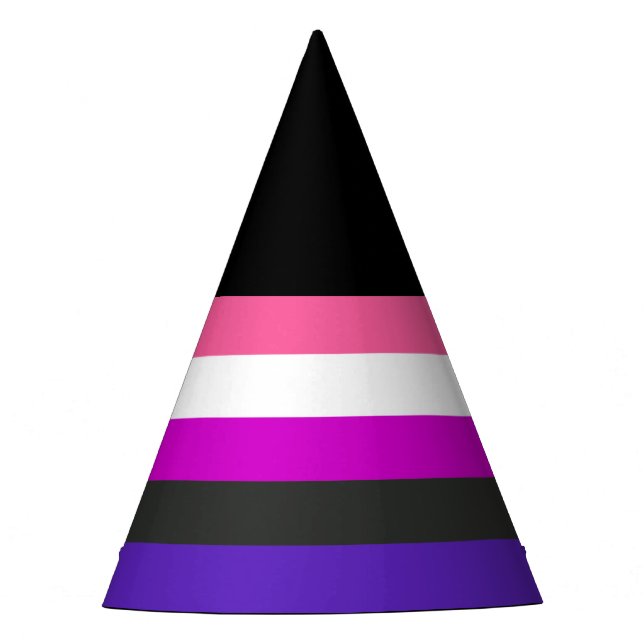 Chapeaux De Fètes Drapeau de fierté genderfluid (Devant)