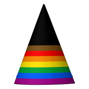Chapeaux De Fètes Drapeau de la fierté arc-en-ciel de Philly