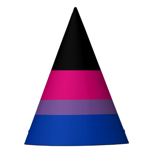 Chapeaux De Fètes Drapeau de la fierté bisexuelle (Devant)