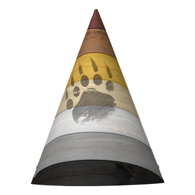 Chapeaux De Fètes drapeau de la fierté de l'ours de SlipperyJoe's te (Devant)