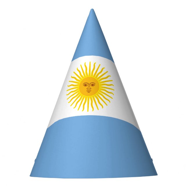Chapeaux De Fètes Drapeau de l'Argentine (Devant)