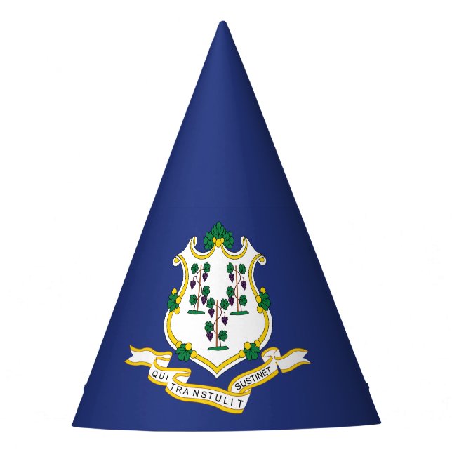 Chapeaux De Fètes Drapeau de l'État du Connecticut (Devant)