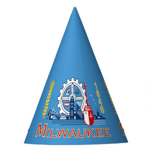 Chapeaux De Fètes Drapeau de Milwaukee, Wisconsin