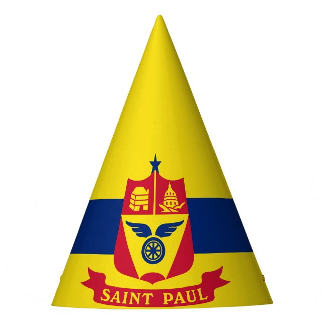 Chapeaux De Fètes Drapeau de St Paul, Casquette du Minnesota Party (Devant)
