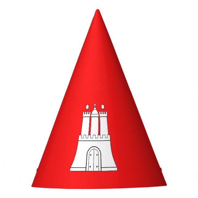Chapeaux De Fètes Drapeau du Casquette du Parti de Hambourg (Devant)