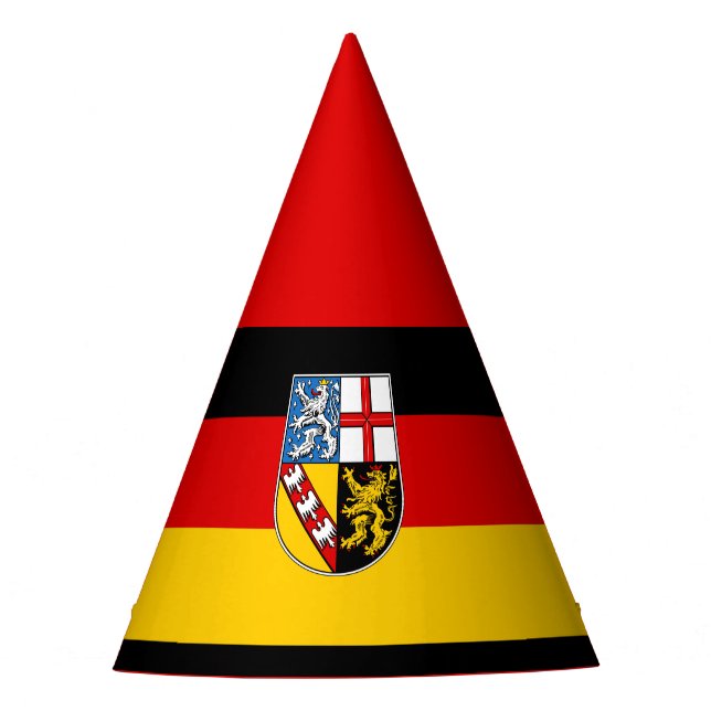 Chapeaux De Fètes Drapeau du Casquette du parti Sarre (Devant)