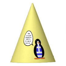 Drapeau grec parlant à Mme Penguin Personnalisé