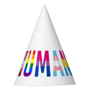 Chapeaux De Fètes Drapeau LGBT HUMAN Mois Gay pride Transgenre