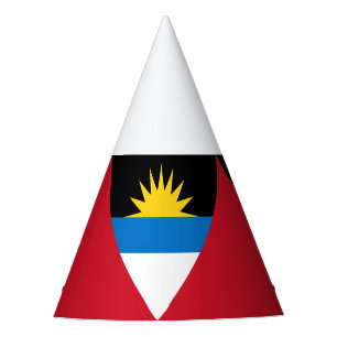 Chapeaux De Fètes Drapeau patriotique d'Antigua-et-Barbuda