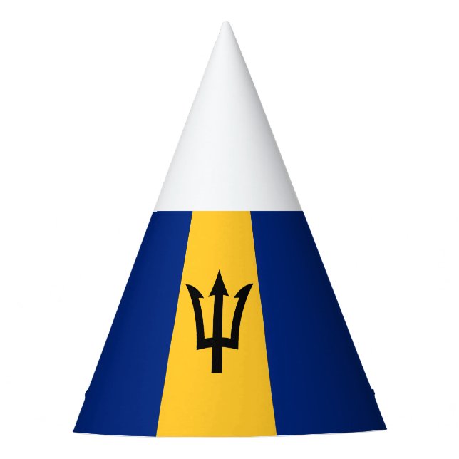 Chapeaux De Fètes Drapeau patriotique de la Barbade (Devant)