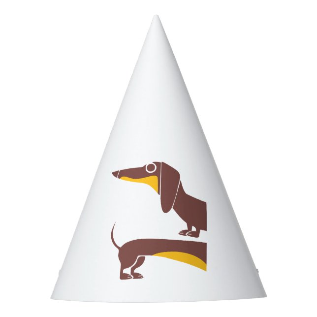 Chapeaux De Fètes Drôle mignon dachshund pour parent chien long (Devant)