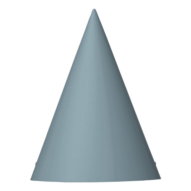 Chapeaux De Fètes Dusty Cornflower Bleu Couleur solide (Devant)