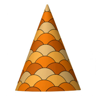 Chapeaux De Fètes Écailles de dragon, éventails, vagues, Seigaiha, o
