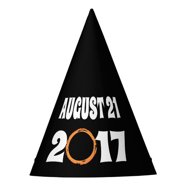 Chapeaux De Fètes Éclipse solaire totale 21 août 2017 (Devant)