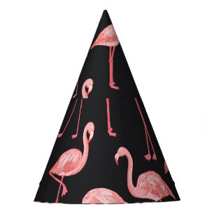 Chapeaux De Fètes Élégance Flamant rose : Fusion Monstera Vintage.