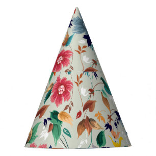 Chapeaux De Fètes Élégance fleurit : Floral Vintage Arrière - plan