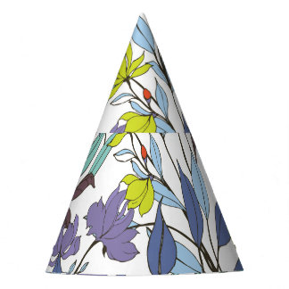 Chapeaux De Fètes Élégance florale, Arrière - plan Vintage Abstrait.