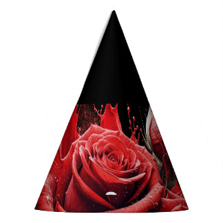 Chapeaux De Fètes Elégant 30e anniversaire - Roses en fleurs