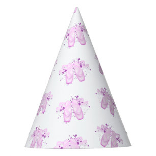 Chapeaux De Fètes Elégant Ballet Rose Anniversaire Pointe Chaussures