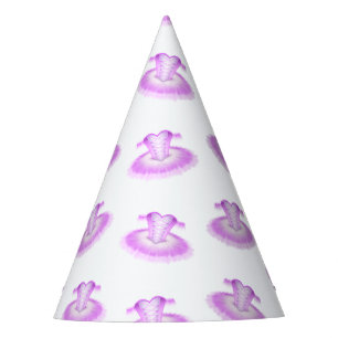 Chapeaux De Fètes Elégant Ballet rose Anniversaire Tutu Aquarelle