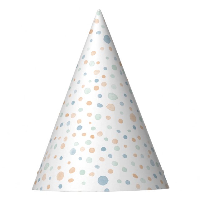 Chapeaux De Fètes Elliot Confetti Aquarelle Dots Casquette (Devant)