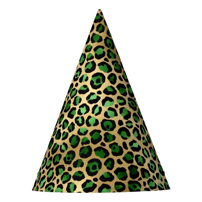 Chapeaux De Fètes Emerald et Gold Safari Series Design 8 (Devant)