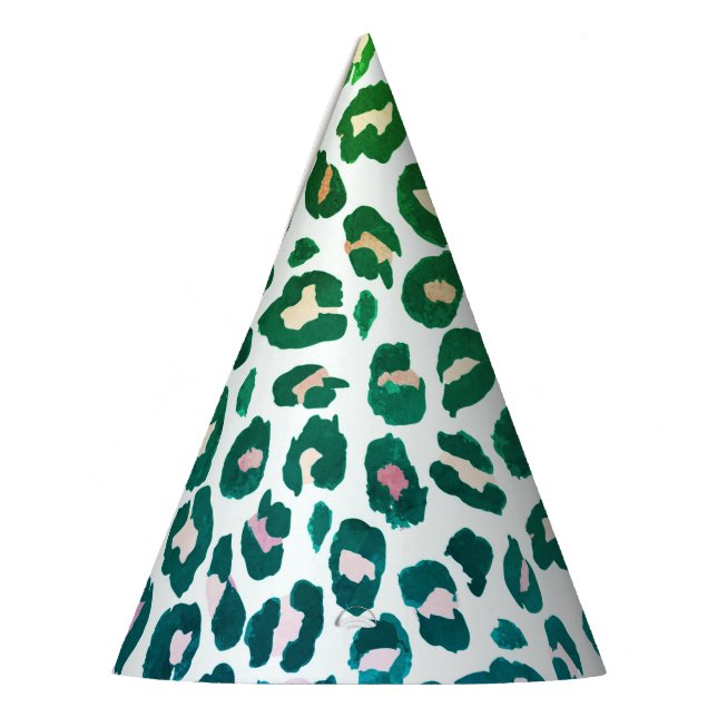 Chapeaux De Fètes Empreinte de léopard cheetah poster de animal (Gauche)