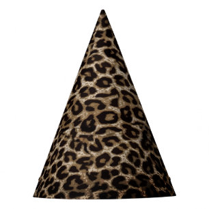 Chapeaux De Fètes Empreinte de léopard cheetah poster de animal