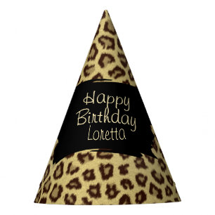 Chapeaux De Fètes Empreinte de léopard Joyeux Casquette de fête d'an